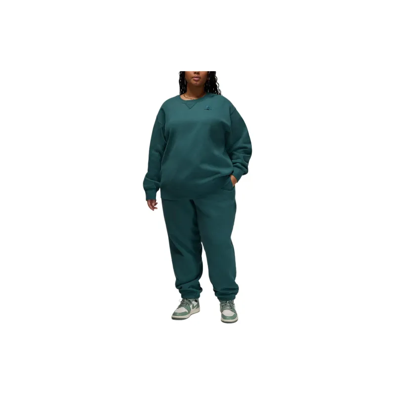 JORDAN Flight Fleece Women's Crew-Neck Sweatshirt Plus Size-1
