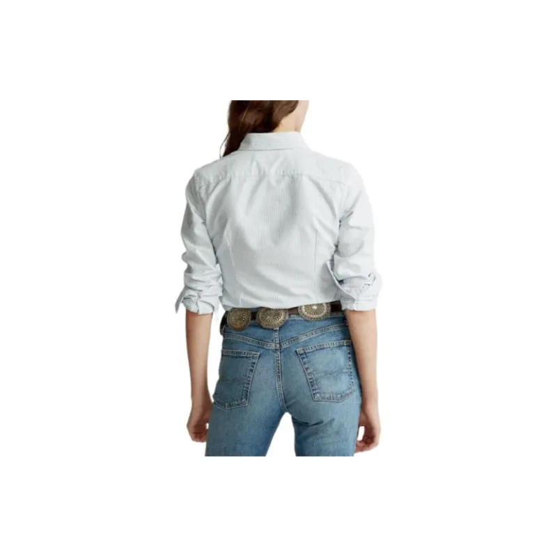 Polo Ralph Lauren Shirt Women's Blue White-3
