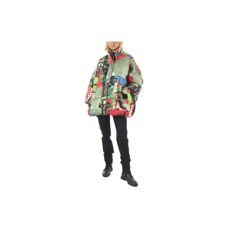 DIESEL Jackets Women's Yellow Green-1
