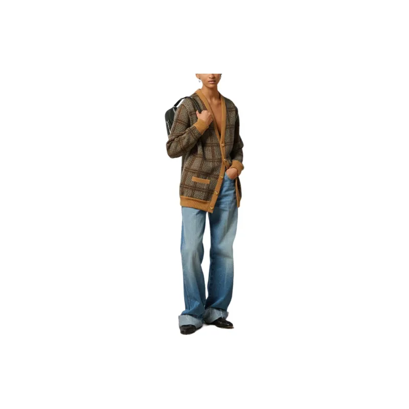 GUCCI Reversible Button Up Cardigan-3