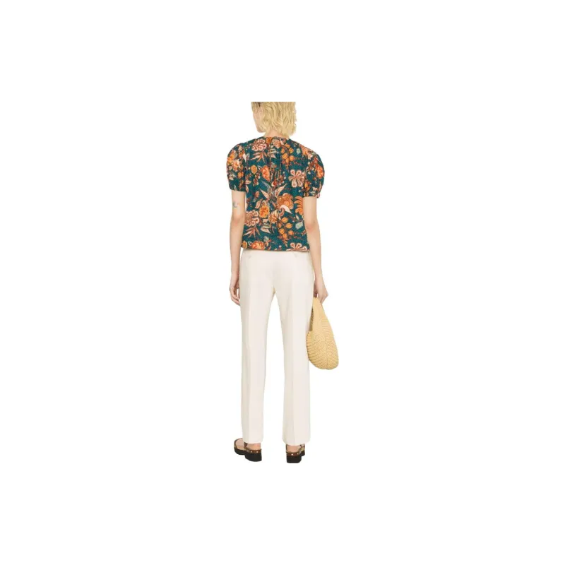 Ulla Johnson Frances Floral print Cotton Blouse-2