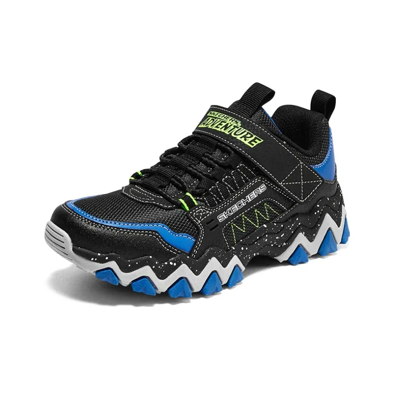 Skechers Rugged Summits Anti-Kick Cushioning Low-Top Kids' Running Shoes Blue Black Teenagers-2