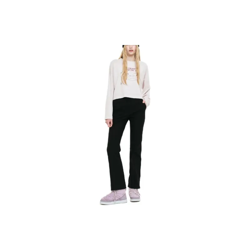 Kirsh Drop Shoulder Sleeve T Shirt Women's Light Lavender-1