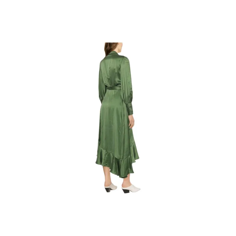 Zimmermann Long-Sleeved Dresses Women's Green-2