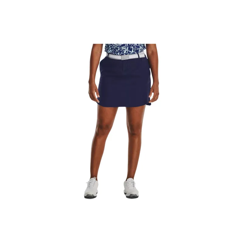 Under Armour Links Casual Short Skirts Women's Midnight Dark Blue-3