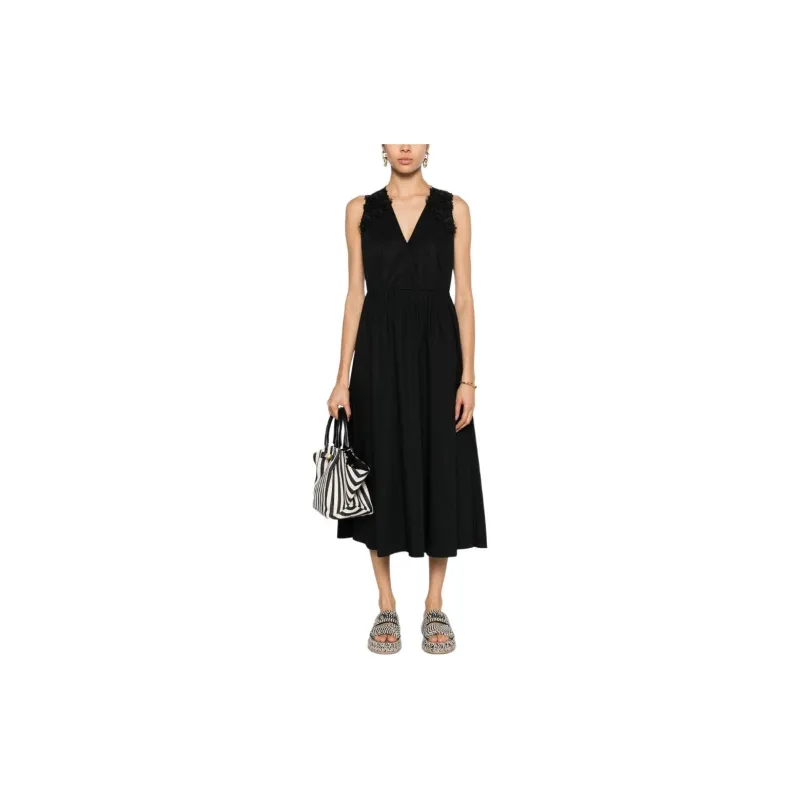 Twinset Floral lace Cotton Midi Dress-1