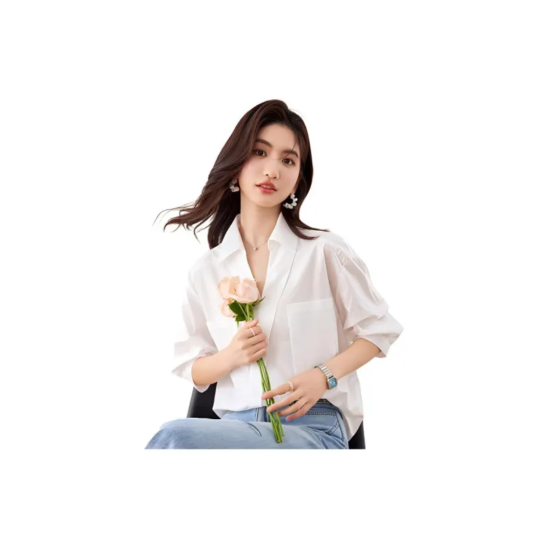 La Chapelle Shirt Women's White-4