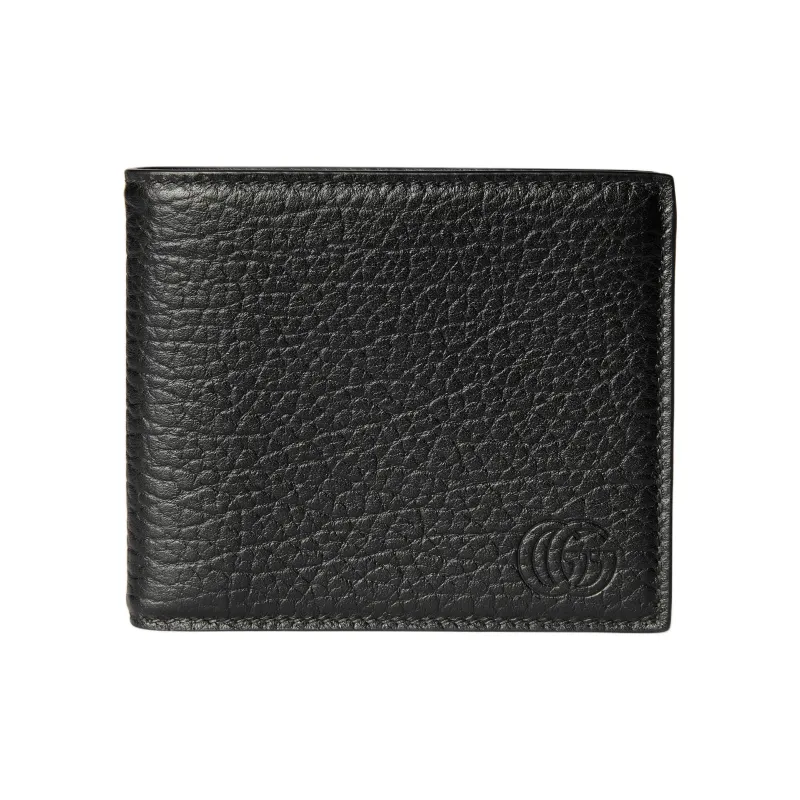 GUCCI Grain Leather Wallet Men's Black-0