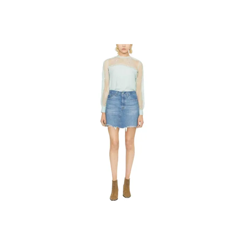 PINKO Lace panel Blouse-1