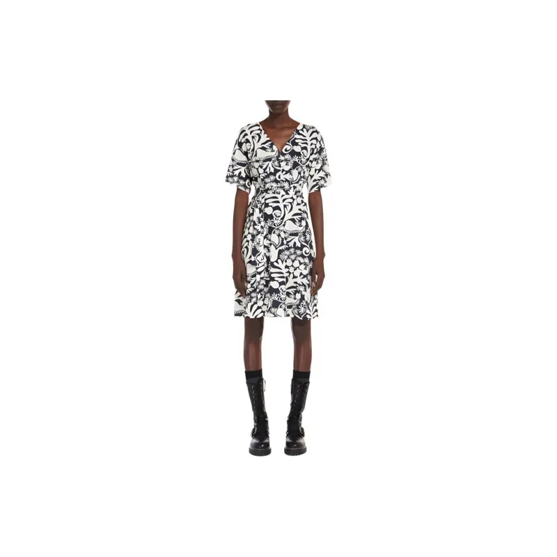 WEEKEND MaxMara Lucas Leaf print Dress-1