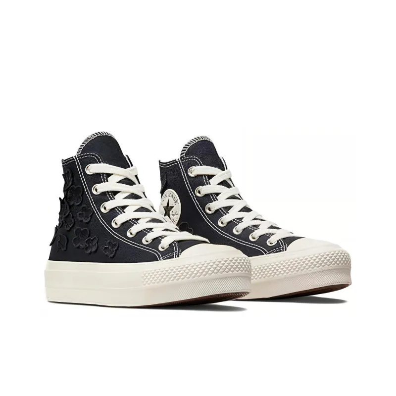 Converse Women's Chuck Taylor All Star Lift High '3D Flowers' Women's-2
