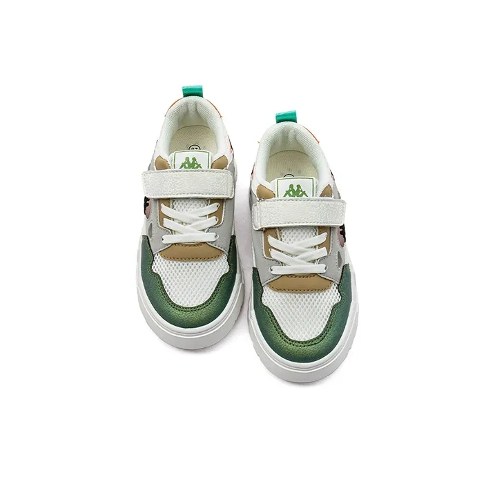 KAPPA KIDS Kids' Skateboarding Shoes Beige White Green Kids'-3
