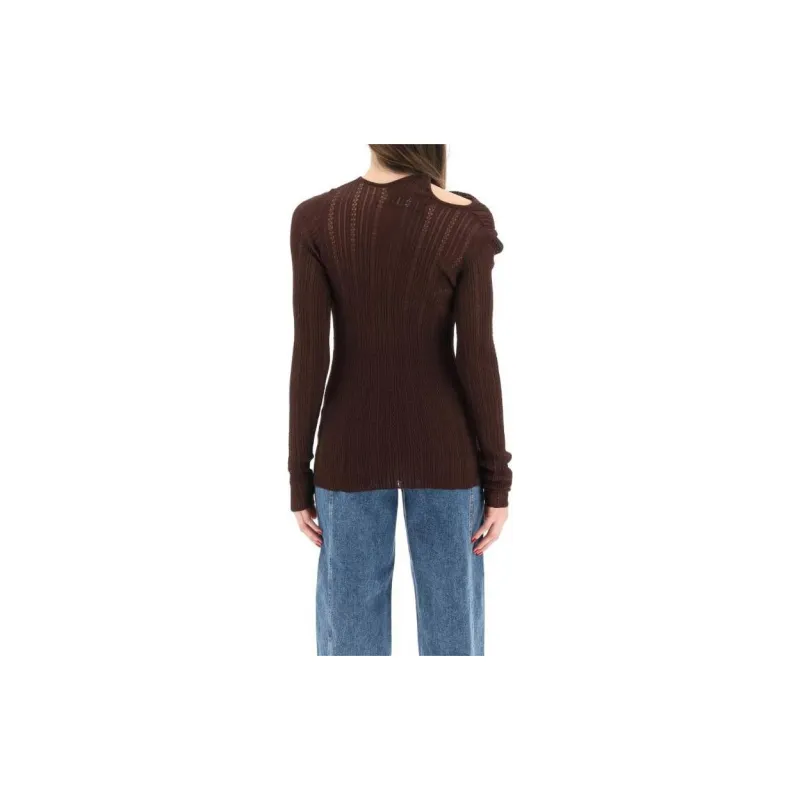 Y/Project Knitted Key-Hole Slim Fit Top-3