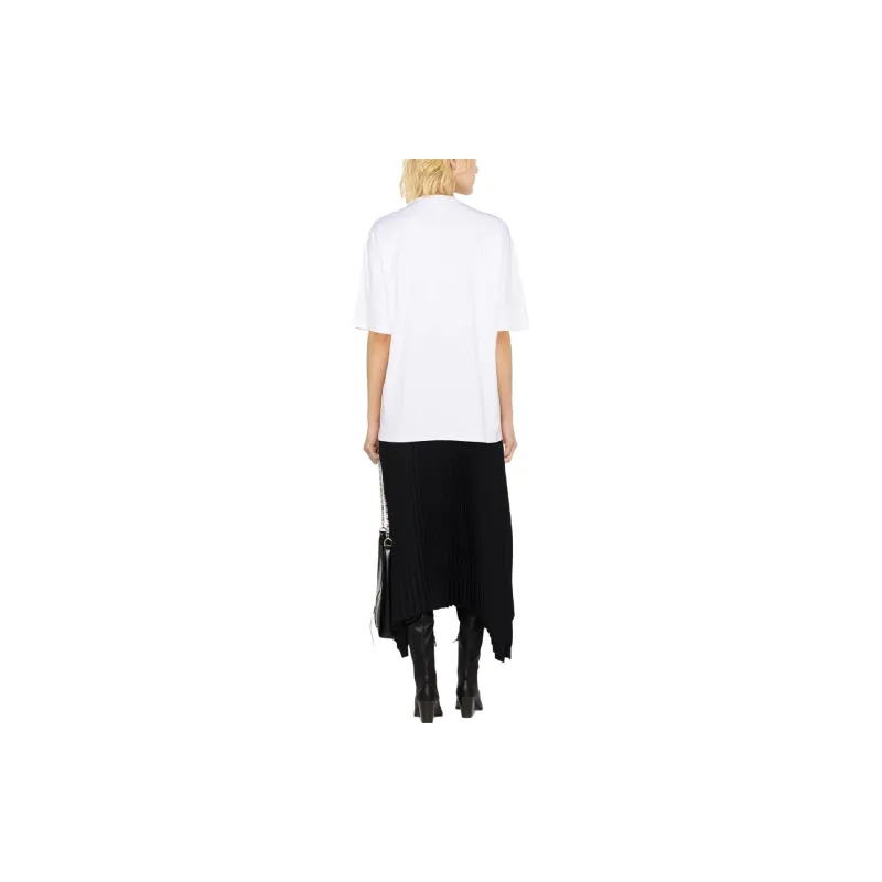 VERSACE Logo Embellished Crewneck T Shirt-2