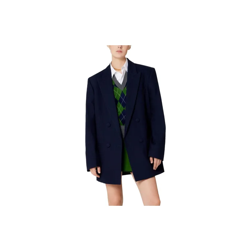 AMIPARIS Argyle Knitted Vest-3
