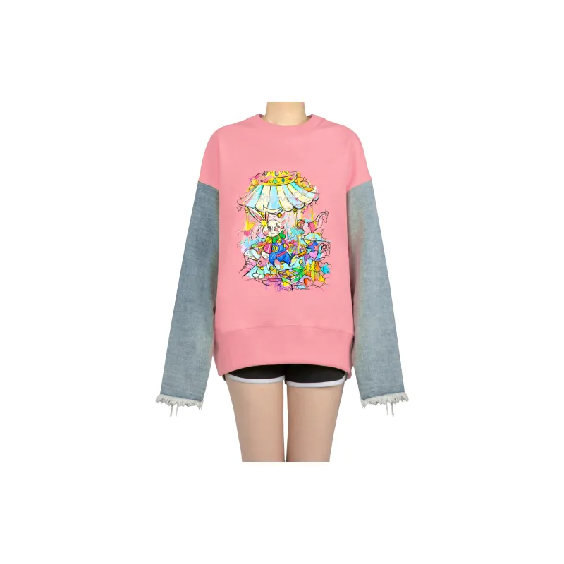Richie Macie Sweatshirts Women's Pink-3