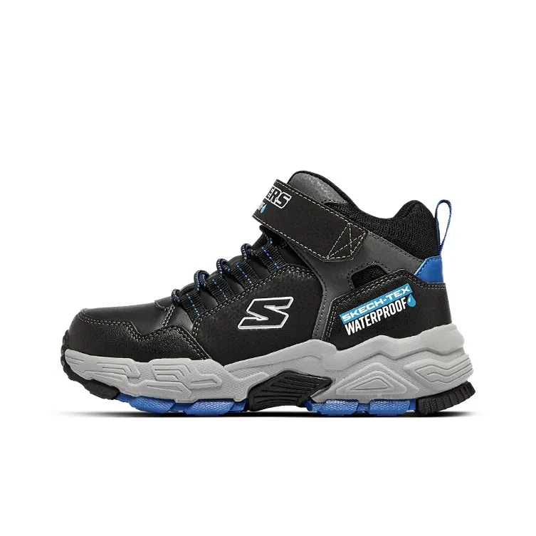 Skechers Anti Slip Wear Resistant Low Top, Kid's Casual Shoes Black Teenagers-0