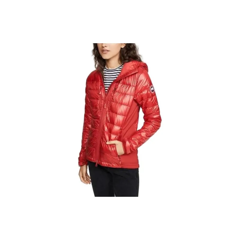 Canada Goose HyBridge Series Down Jacket Women's Red-3