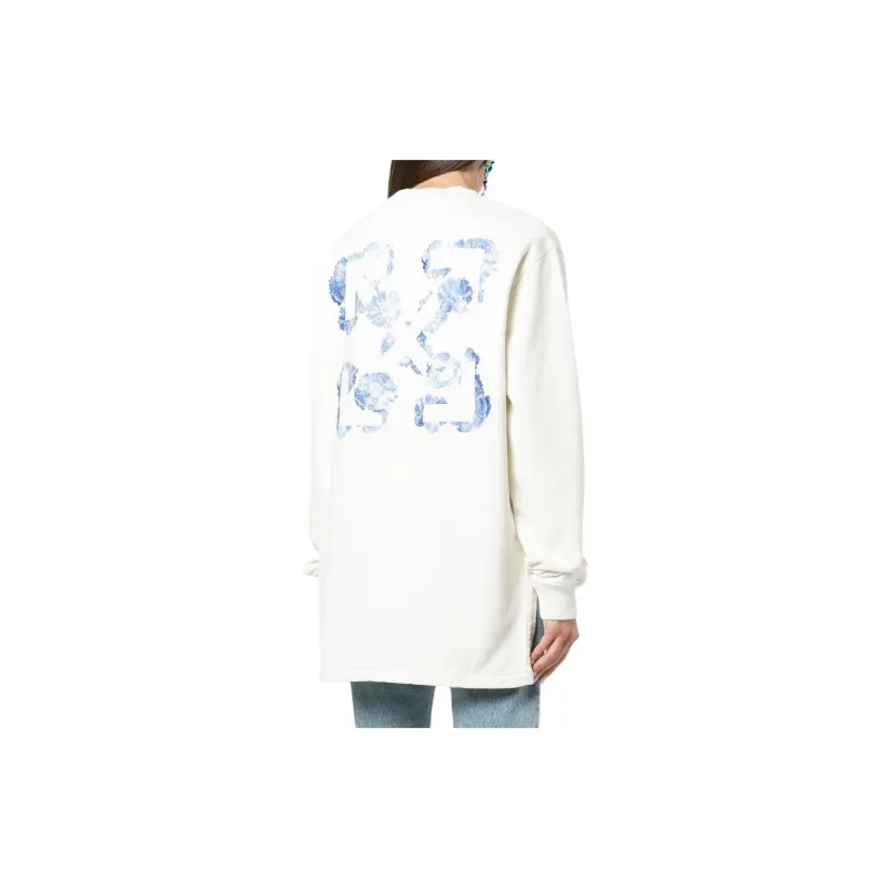 OFF WHITE Sweatshirts Women's White-3