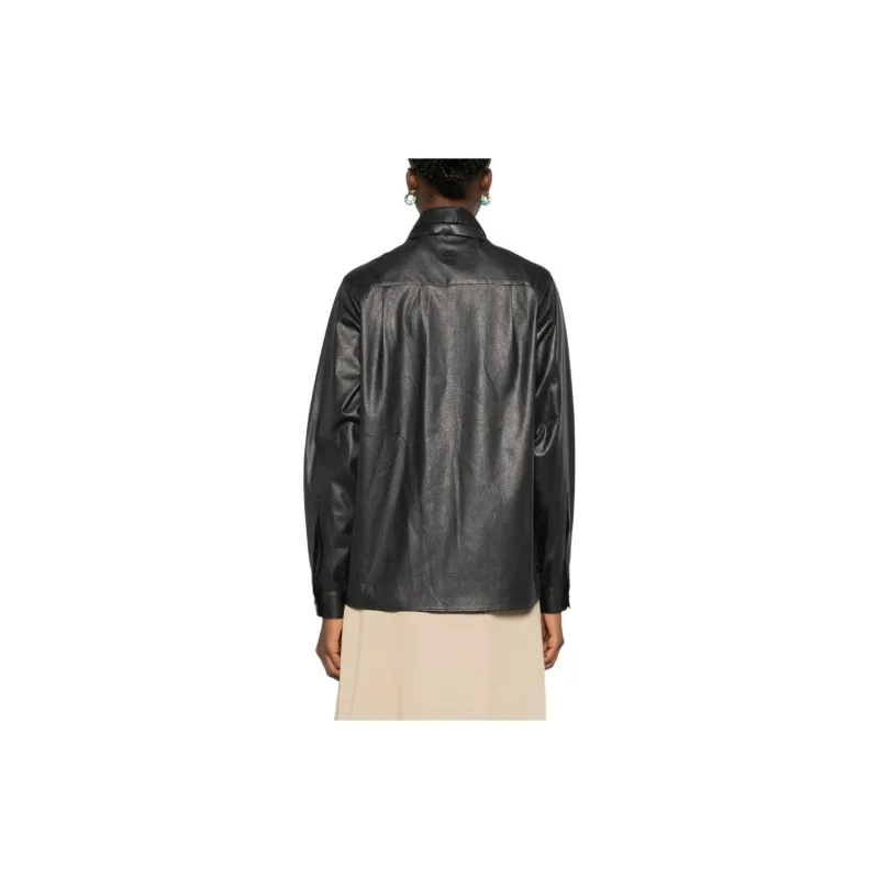 ELIE SAAB Faux leather Shirt-2