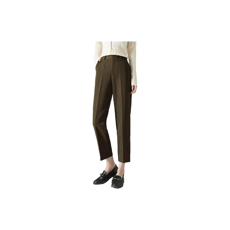 Dme Suit Trousers Women's Dark Coffee-3