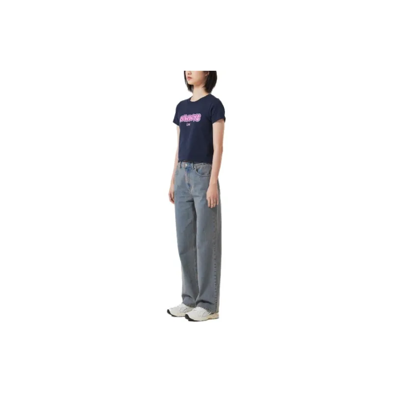 Lee T Shirt Women's Marine Blue-3