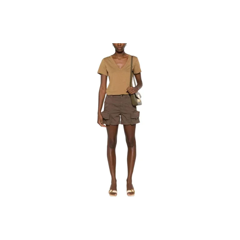 PINKO SS24 Casual Shorts Women's Brown-2