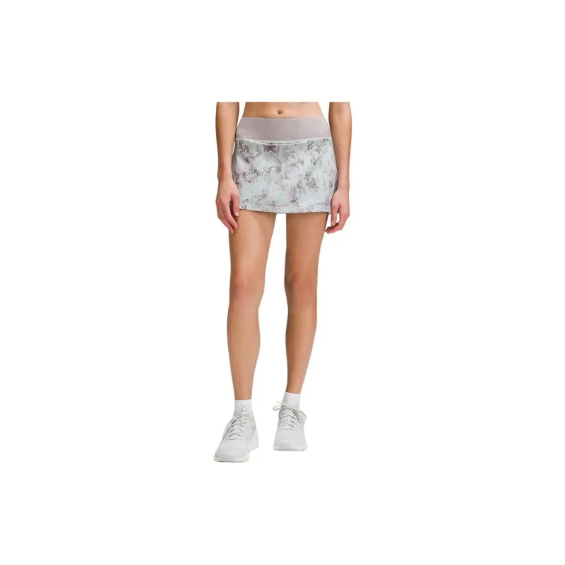 Lululemon Pace Rival Collection Luxtreme™ Casual Short Skirts Women's Multi Mixed Color/Fuzzy Gray-1