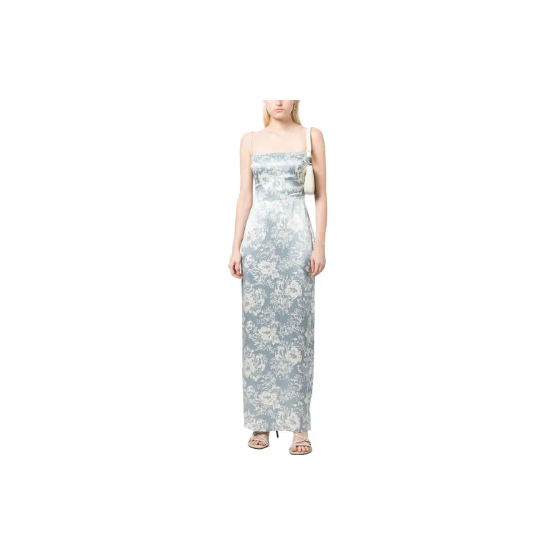 Reformation Frankie Sleeveless Silk Dress-1