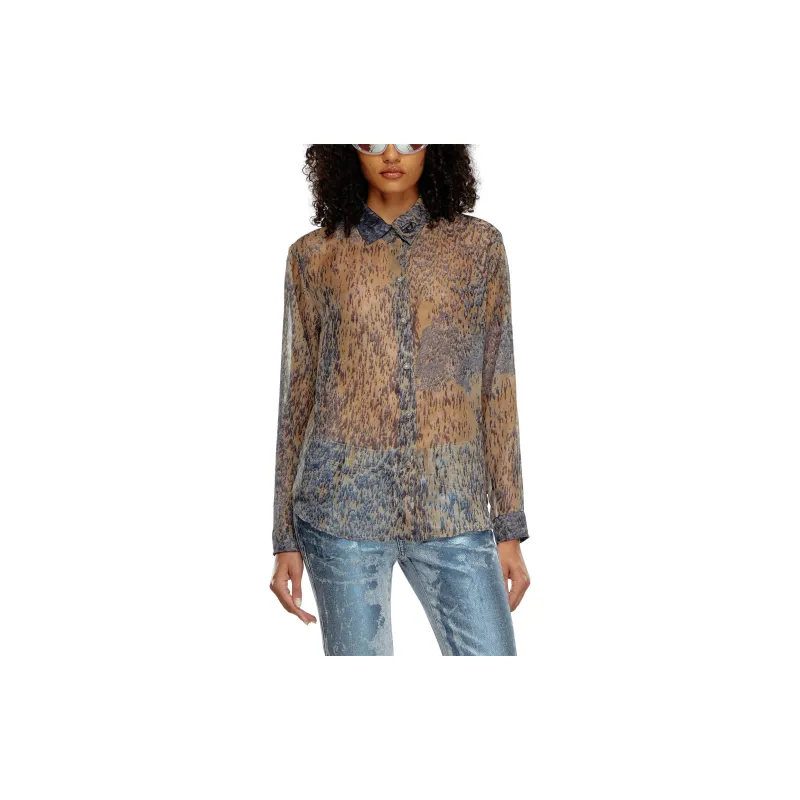 DIESEL C Osmos Semi sheer Shirt-2