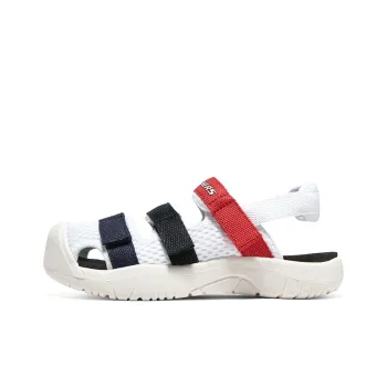 Skechers Immersive Anti Slip Wear Resistant Children's Sandals White Red Teenagers