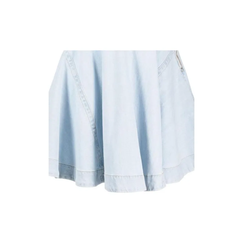 PINKO SS23 Skirt Women's Light Blue-5