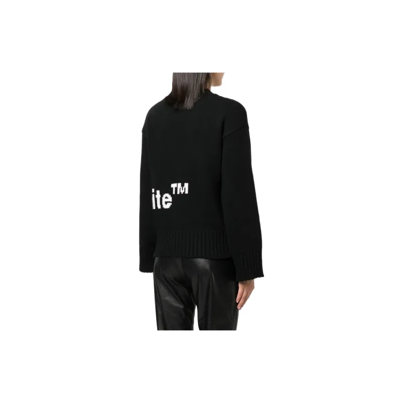 OFF WHITE FW22 Sweater Women's Black-2