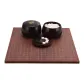 361 Pcs Imitation Jade Stones+Sandalwood Color Rosewood Box+Imitation Rosewood Chessboard (Includes Spare Stones and Book)