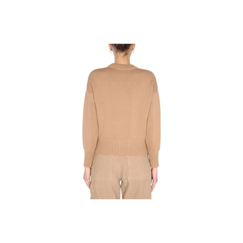AMIPARIS Paris Ami De Coeur V-Neck Knitted Jumper-5