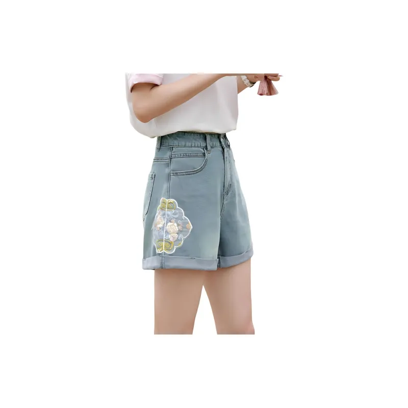 XWI Denim Shorts Women's Vintage Blue-1