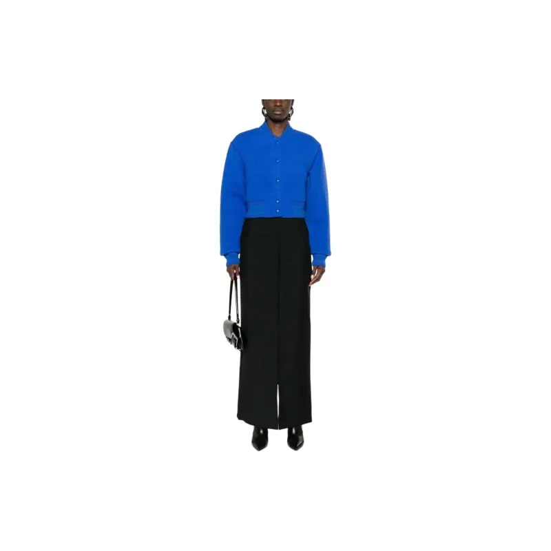 Givenchy Cropped Wool Bomber Jacket 'Iris Purple'-1