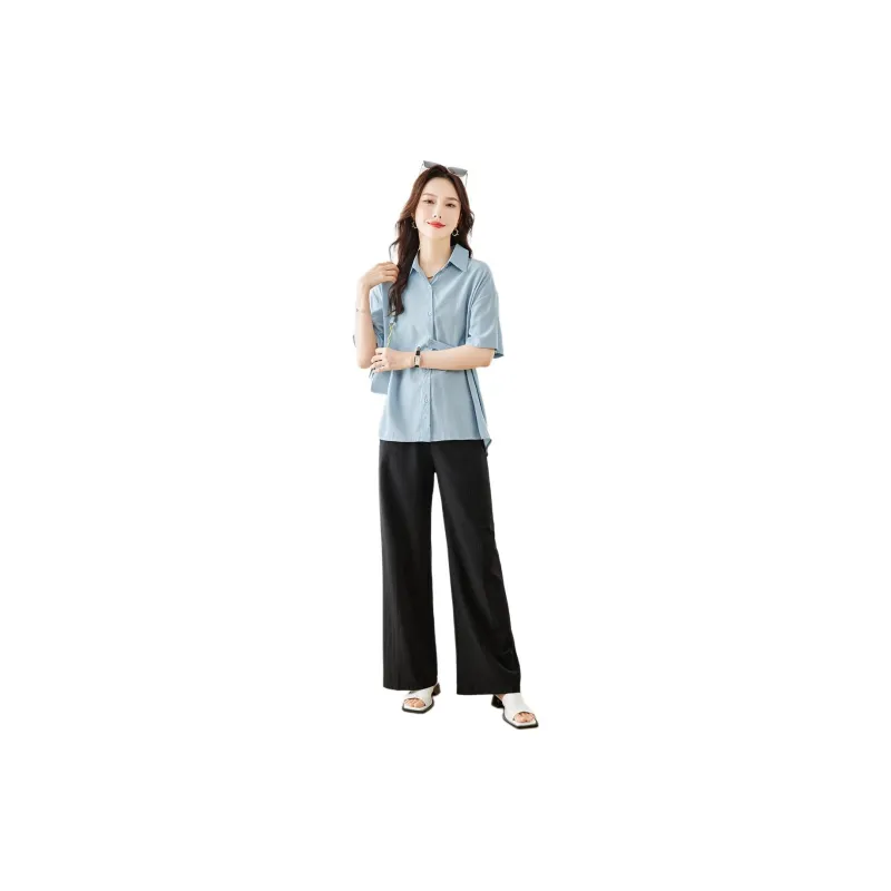 TERRE BLEUE Casual Suit Women's Blue-2