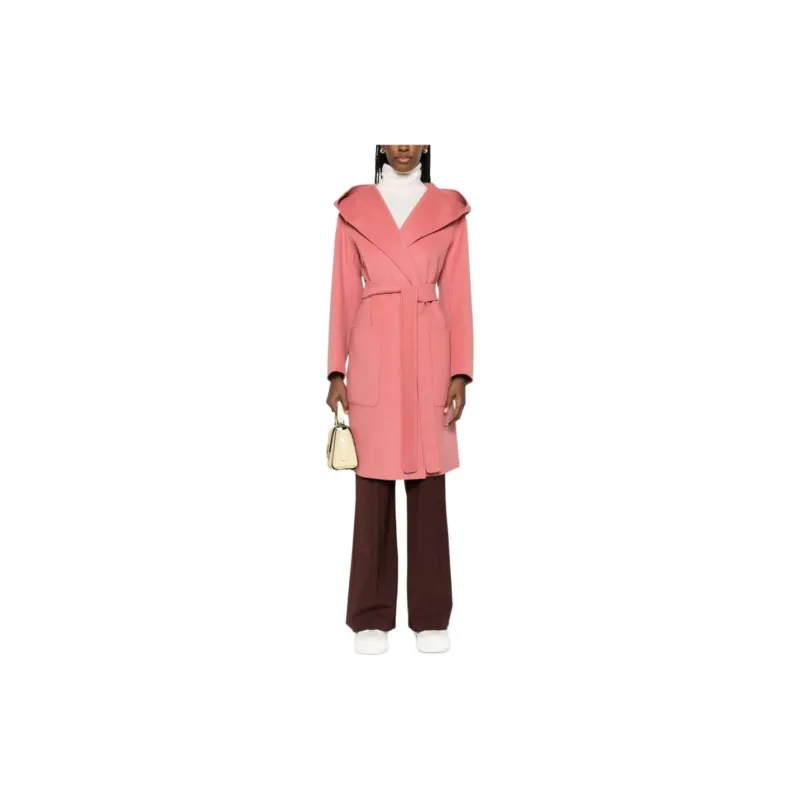 MaxMara Priscilla Belted Hooded Coat-1