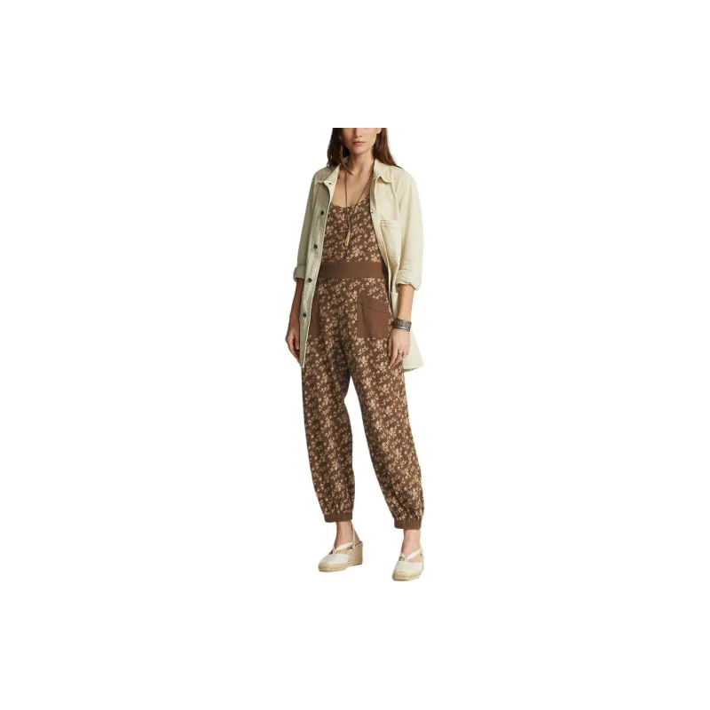DOUBLE RL SS24 Overalls Women's Umber-1