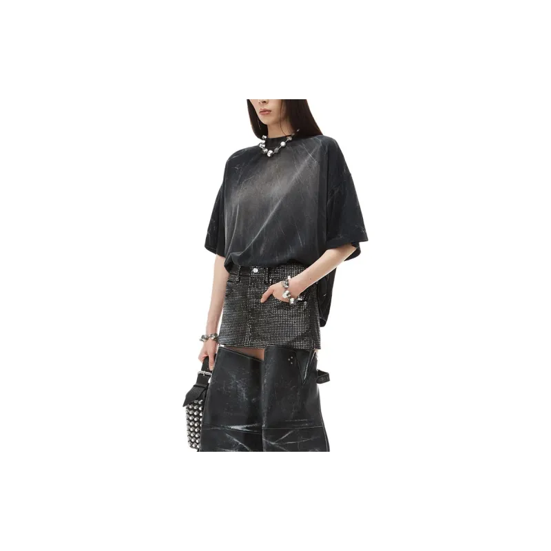 Alexander Wang Crystal embellished Mini Skirt-4