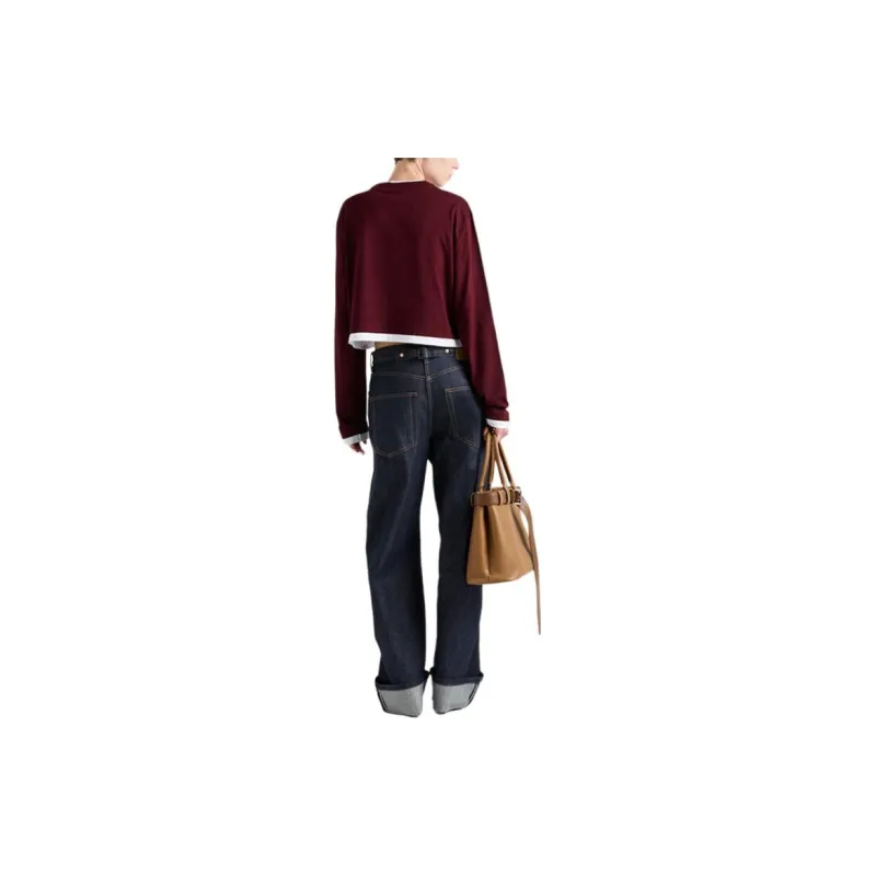 PRADA T Shirt Women's Garnet Red-1