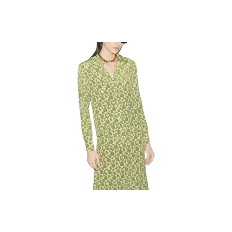 GUCCI Shirts Women's Green-2