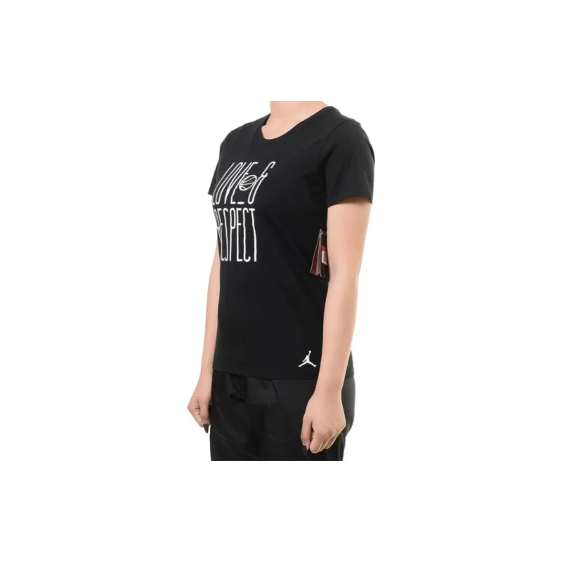 Jordan Set-in Sleeve T-Shirt Women's Black-4