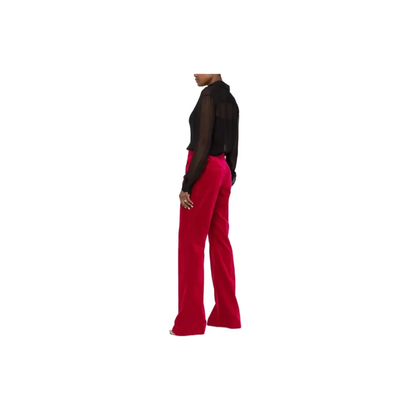 TOM FORD Velvet Bootcut Trousers-3