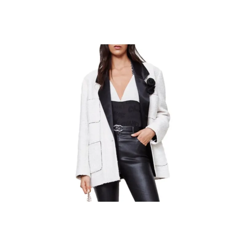 CHANEL Jackets Women's White-2