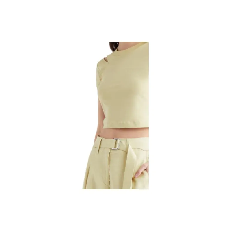 CALVIN KLEIN T Shirt Women's Mist Green-2