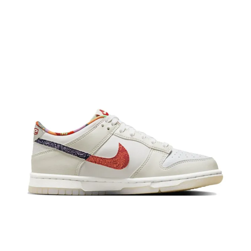 Nike Dunk Low White Multi-Color Paisley GS-4