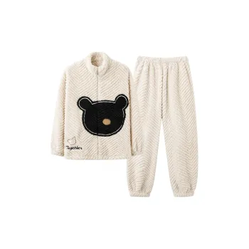 DanceBees Pajama Set Women's Ecru