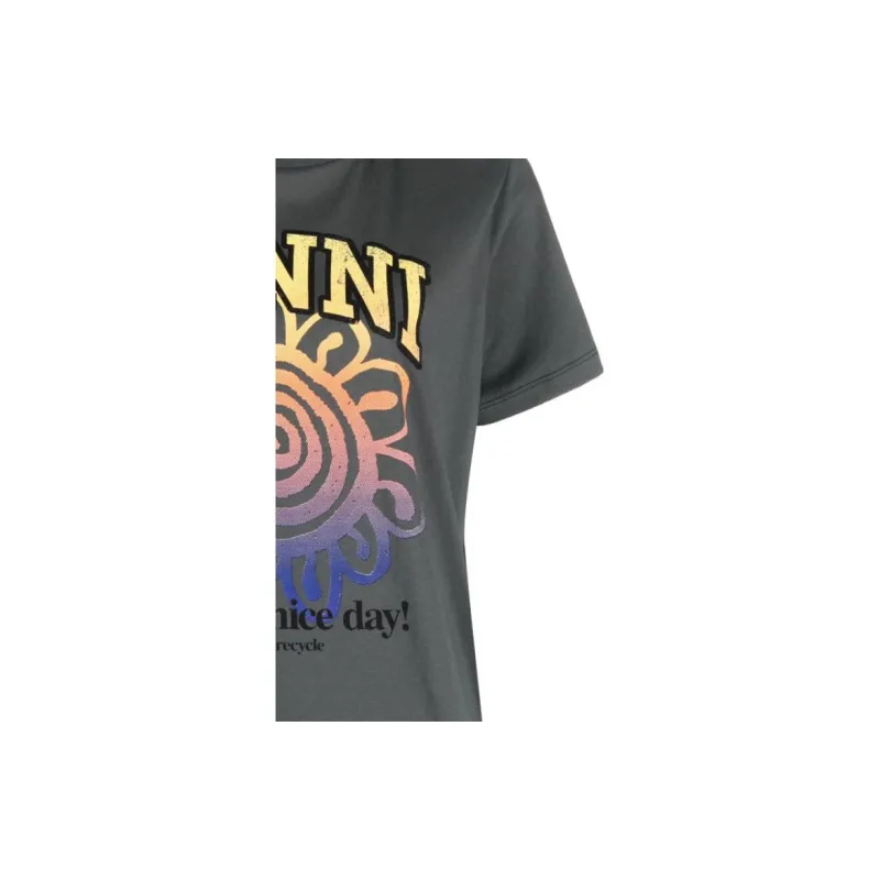 GANNI T Shirts Women's White-5